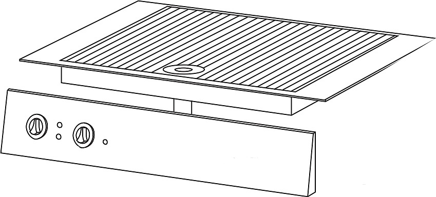 Поверхность жарочная Ascobloc IEB 440