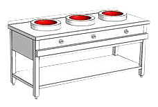 Плита индукционная WOK Heidebrenner ETK-I-W 732327