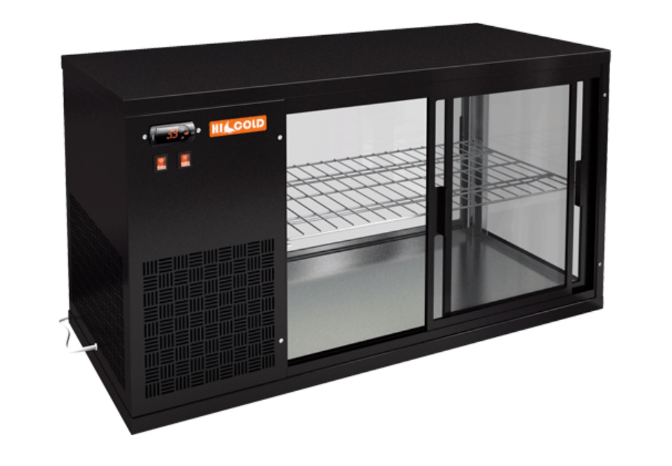 Витрина холодильная HICOLD VRL 1100 L Black