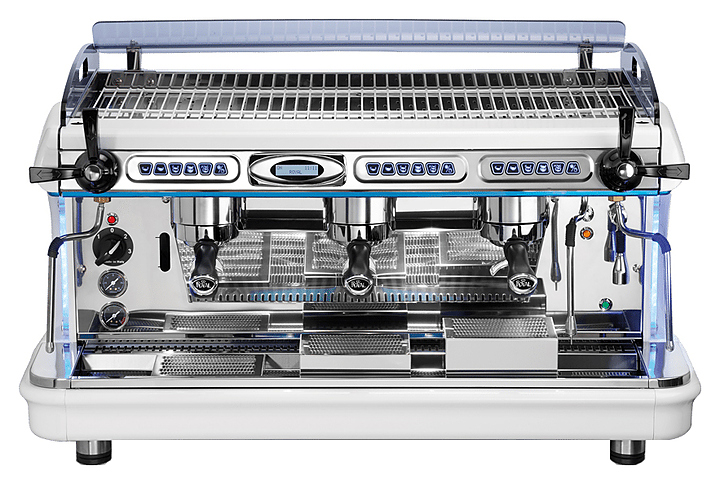 Кофемашина Royal Synchro T2 3GR Semiautomatic Boiler 14LT желто-белая