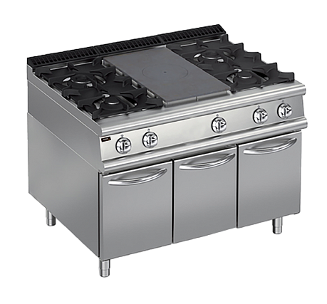 Плита газовая Apach Chef Line LRSTG129R4CS