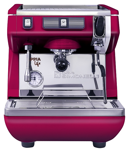 Кофемашина Nuova Simonelli Appia Life 1Gr S red высокая группа