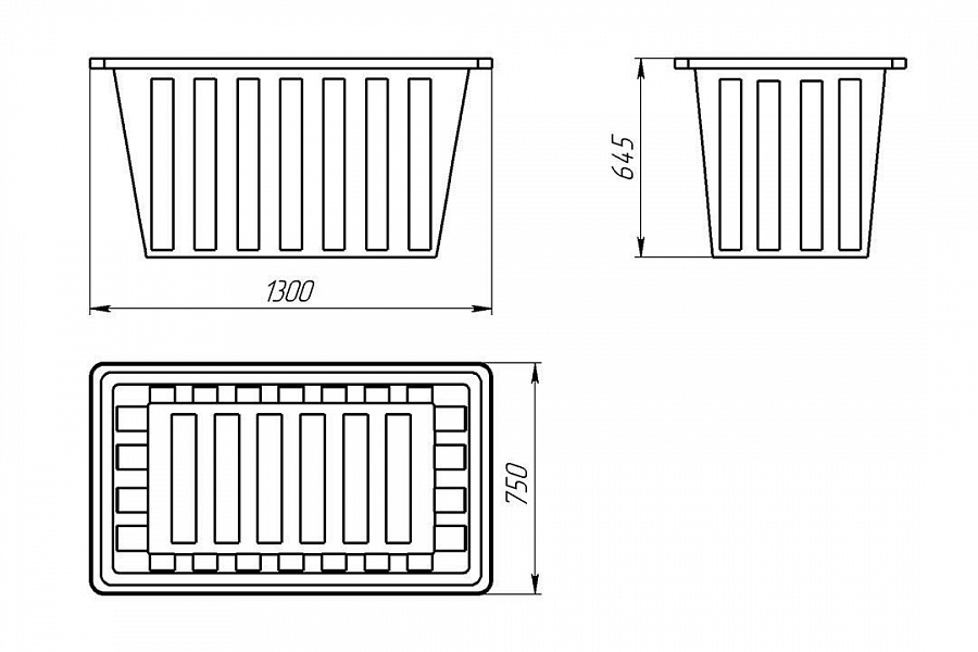 Тележка OLDOAK для прачечной ТП 27.2