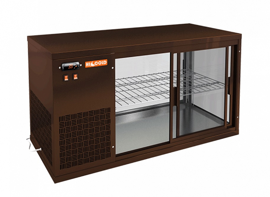 Витрина холодильная HICOLD VRL 900 L Brown